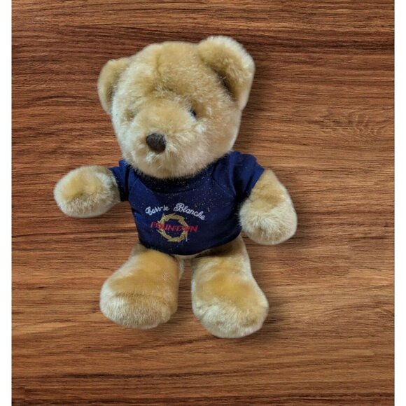 Camp Seafarer Teddy Bear In Navy Shirt Its All Greek to me 12" - Picture 1 of 7